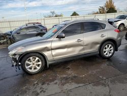 Salvage cars for sale from Copart Houston, TX: 2010 Infiniti EX35 Base