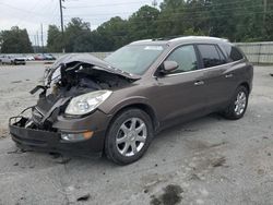 Salvage cars for sale from Copart Savannah, GA: 2010 Buick Enclave CXL