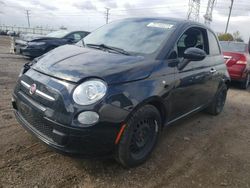 Salvage cars for sale at Elgin, IL auction: 2015 Fiat 500 POP