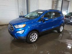 Salvage cars for sale at Ham Lake, MN auction: 2018 Ford Ecosport SE