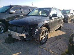 Salvage cars for sale at Woodhaven, MI auction: 2019 Audi Q5 Prestige