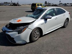 Salvage cars for sale at Fresno, CA auction: 2021 Toyota Corolla LE