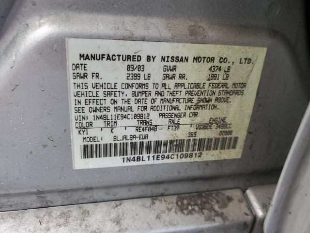 2004 Nissan Altima SE