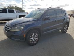 Salvage cars for sale from Copart Orlando, FL: 2015 Volkswagen Tiguan S