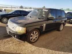 Land Rover salvage cars for sale: 2007 Land Rover Range Rover HSE