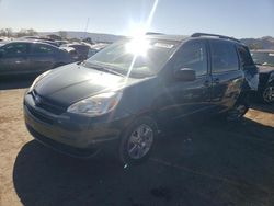 Salvage cars for sale from Copart San Martin, CA: 2004 Toyota Sienna CE
