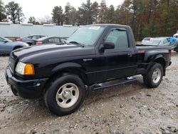 Salvage cars for sale at West Warren, MA auction: 2003 Ford Ranger