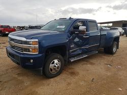 Salvage trucks for sale at San Antonio, TX auction: 2015 Chevrolet Silverado K3500 High Country