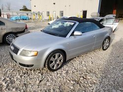 Salvage cars for sale from Copart Milwaukee, WI: 2003 Audi A4 1.8 Cabriolet