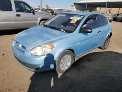 Hyundai Accent GS salvage cars for sale: 2008 Hyundai Accent GS