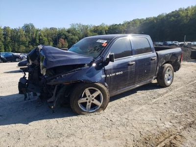 Salvage cars for sale from Copart Finksburg, MD: 2012 Dodge RAM 1500 ST