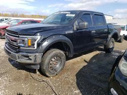 Ford salvage cars for sale: 2018 Ford F150 Supercrew