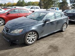 Vehiculos salvage en venta de Copart Brighton, CO: 2011 Lexus IS 250