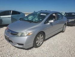 Salvage cars for sale from Copart Temple, TX: 2009 Honda Civic LX
