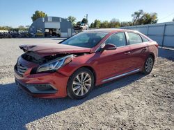 Salvage cars for sale from Copart Wichita, KS: 2015 Hyundai Sonata Sport