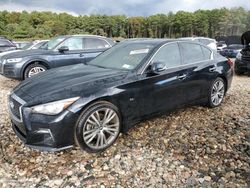 Salvage cars for sale from Copart Brookhaven, NY: 2018 Infiniti Q50 Luxe