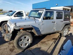 Salvage cars for sale at Woodhaven, MI auction: 2011 Jeep Wrangler Unlimited Sahara