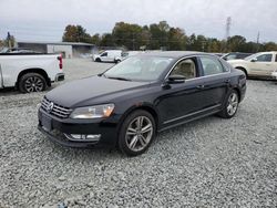 Vehiculos salvage en venta de Copart Mebane, NC: 2013 Volkswagen Passat SEL