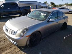 Salvage cars for sale from Copart San Diego, CA: 2004 Infiniti G35