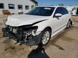 Salvage cars for sale from Copart Pekin, IL: 2013 Volkswagen Passat SEL