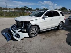 Salvage cars for sale from Copart Orlando, FL: 2016 Mercedes-Benz GLE 350