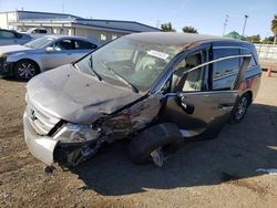 Salvage cars for sale from Copart San Diego, CA: 2013 Honda Odyssey EX