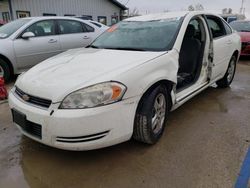 Salvage cars for sale from Copart Pekin, IL: 2007 Chevrolet Impala LS