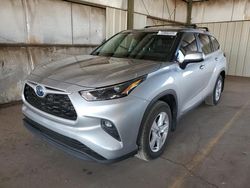 Salvage cars for sale from Copart Phoenix, AZ: 2023 Toyota Highlander Hybrid LE
