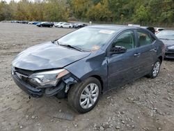 Salvage cars for sale from Copart Marlboro, NY: 2015 Toyota Corolla L