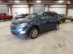 Salvage cars for sale at Lansing, MI auction: 2016 Chevrolet Equinox LT