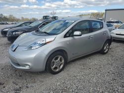 Salvage cars for sale from Copart Hueytown, AL: 2012 Nissan Leaf SV