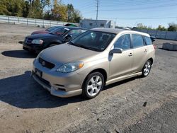 Salvage cars for sale at Bridgeton, MO auction: 2003 Toyota Corolla Matrix XR