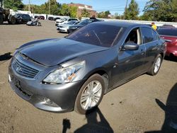 Salvage cars for sale at New Britain, CT auction: 2015 Infiniti Q40