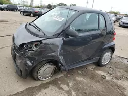 Salvage cars for sale from Copart Wheeling, IL: 2013 Smart Fortwo Pure