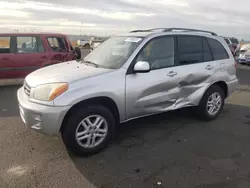 Salvage cars for sale from Copart Sacramento, CA: 2002 Toyota Rav4