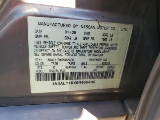 2005 Nissan Altima S