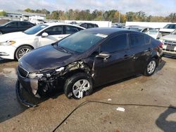 Salvage cars for sale from Copart Louisville, KY: 2018 KIA Forte LX