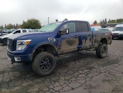 Salvage cars for sale from Copart Woodburn, OR: 2018 Nissan Titan XD SL