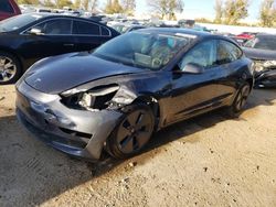 Salvage cars for sale at Bridgeton, MO auction: 2023 Tesla Model 3