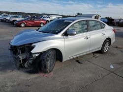 Salvage cars for sale at Grand Prairie, TX auction: 2016 Nissan Sentra S