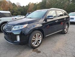 Salvage cars for sale from Copart Austell, GA: 2015 KIA Sorento SX