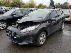 Salvage cars for sale at Portland, OR auction: 2015 Ford Fiesta SE
