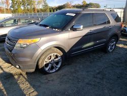 Salvage cars for sale at Spartanburg, SC auction: 2014 Ford Explorer Limited