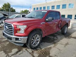 Ford f150 Super cab salvage cars for sale: 2017 Ford F150 Super Cab