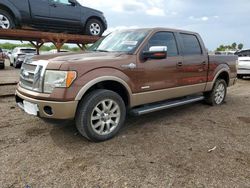 Salvage cars for sale from Copart Mercedes, TX: 2012 Ford F150 Supercrew