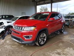 Salvage cars for sale at Riverview, FL auction: 2019 Jeep Compass Limited