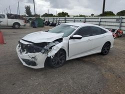 Honda salvage cars for sale: 2020 Honda Civic Sport