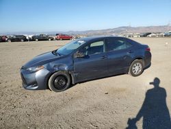 Toyota Corolla Vehiculos salvage en venta: 2018 Toyota Corolla L