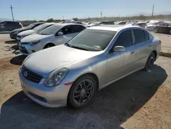 Infiniti salvage cars for sale: 2005 Infiniti G35