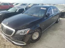 Salvage cars for sale at auction: 2019 Mercedes-Benz S MERCEDES-MAYBACH S560 4matic